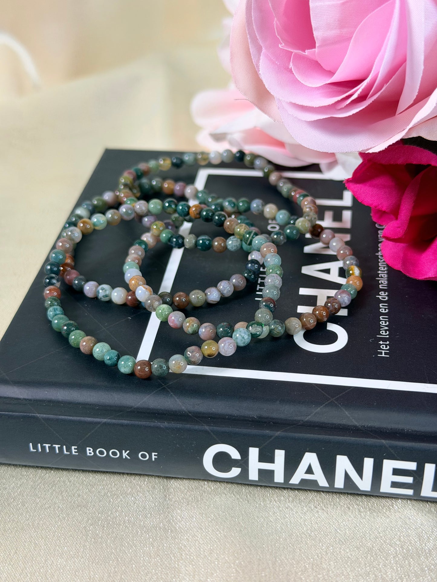 Oceaan Jaspis armband 6mm