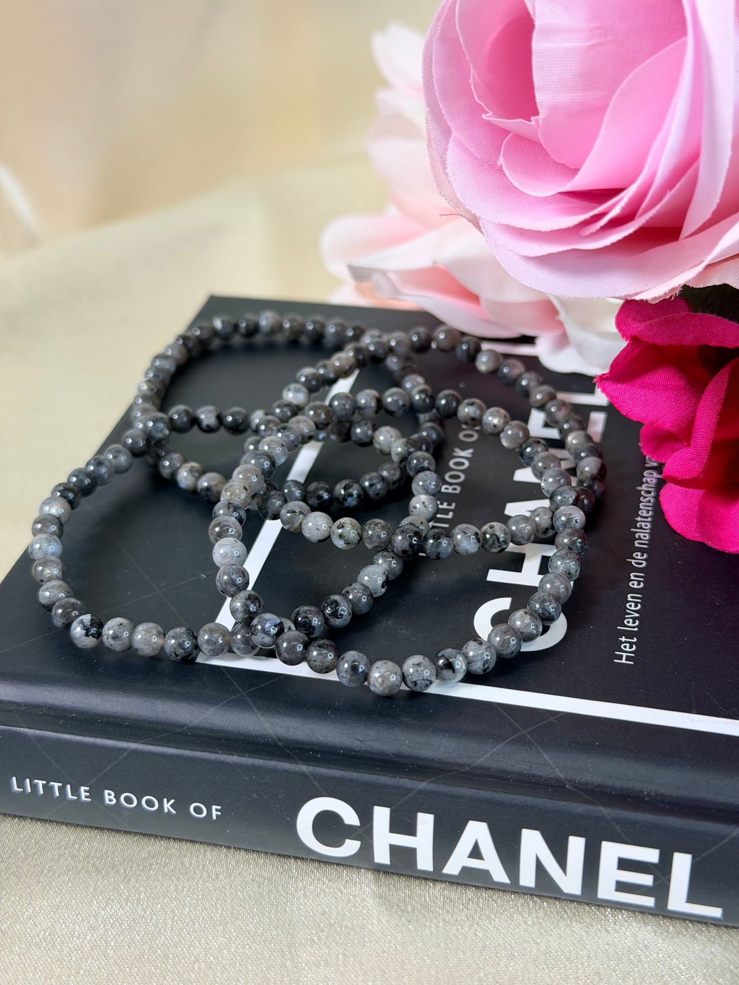 Larvikiet armband 6mm