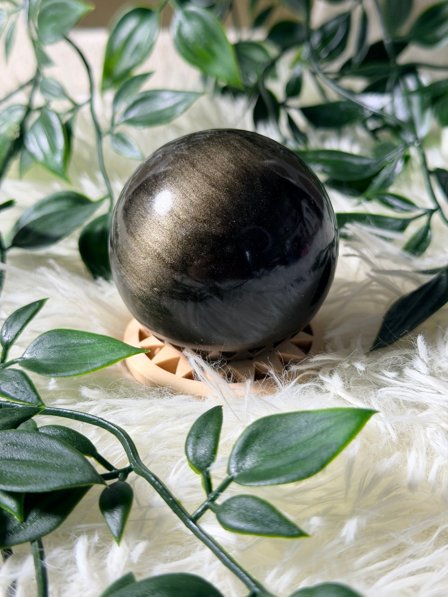 Gouden Obsidiaan bol 32A