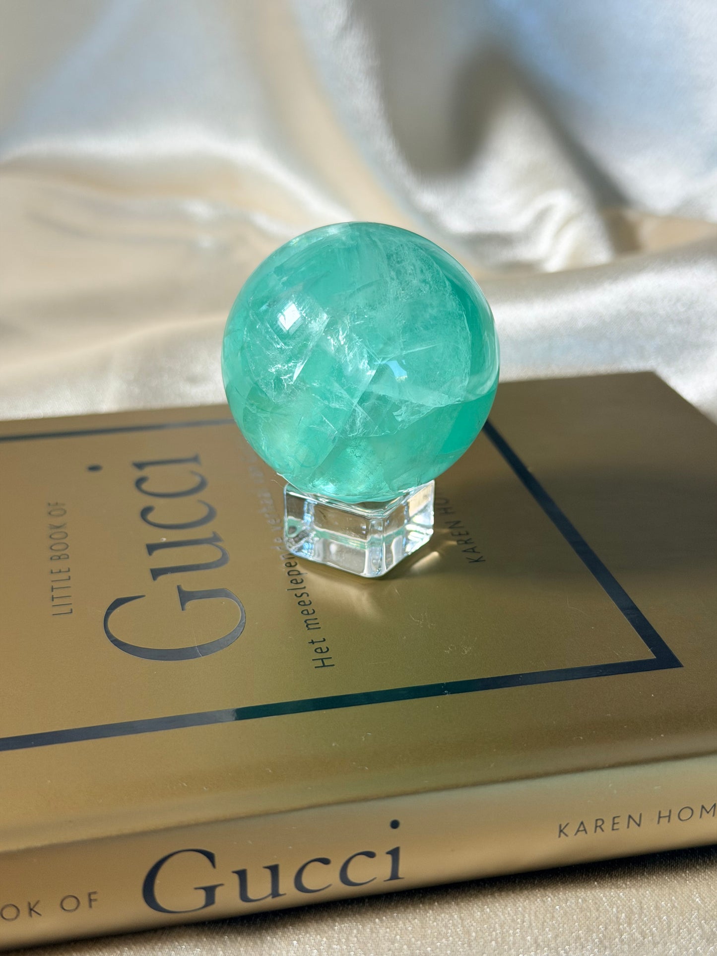 Groene Fluoriet bol 15F