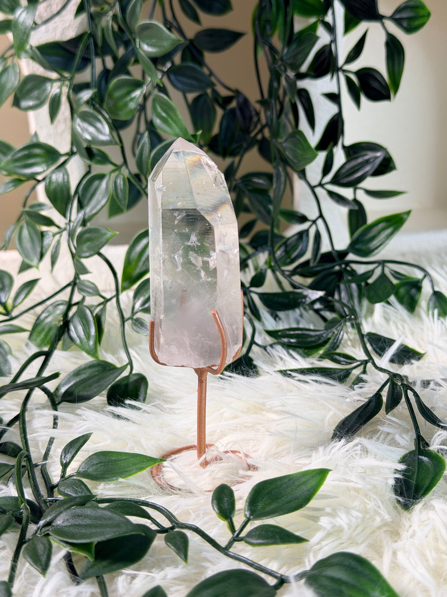 Phantom Lemurian kwarts met Chloriet 33L