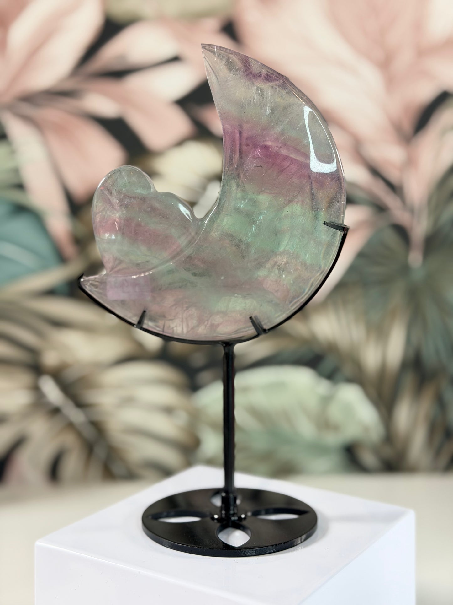 Fluoritmond mit Herz 1