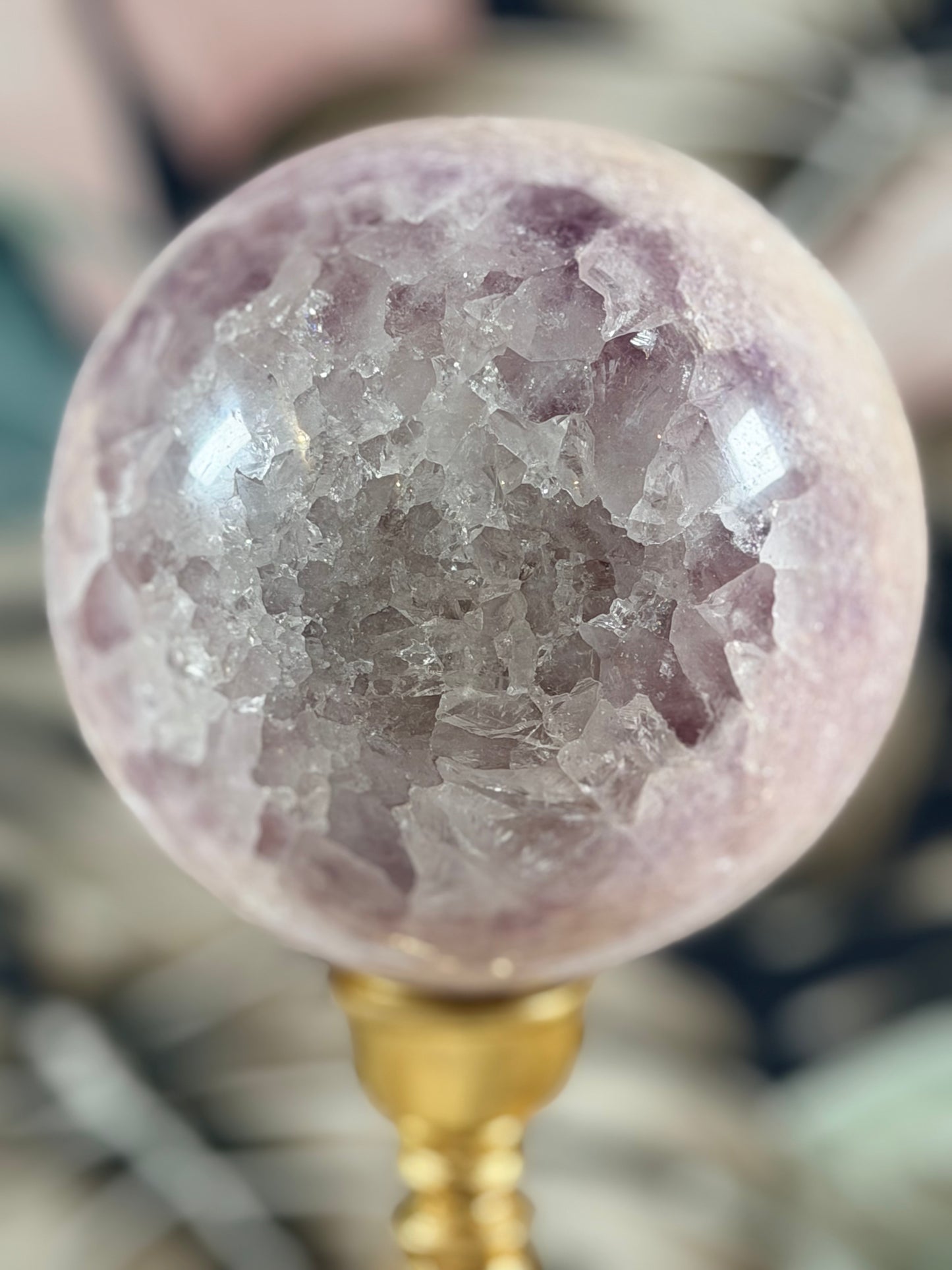 Rosa Amethyst Kugel 11R