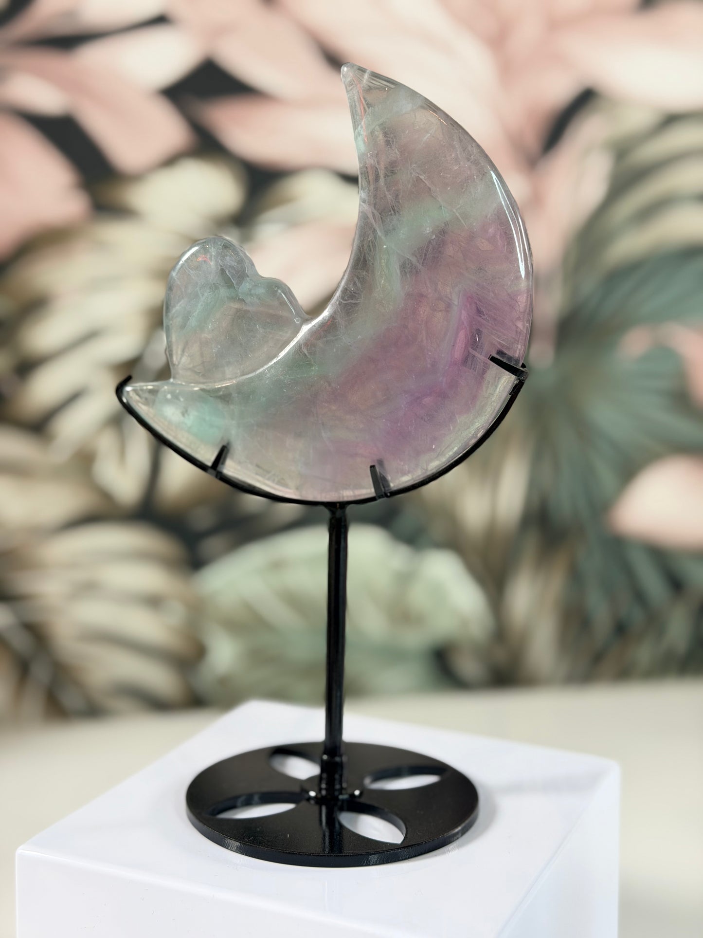 Fluoritmond mit Herz 5