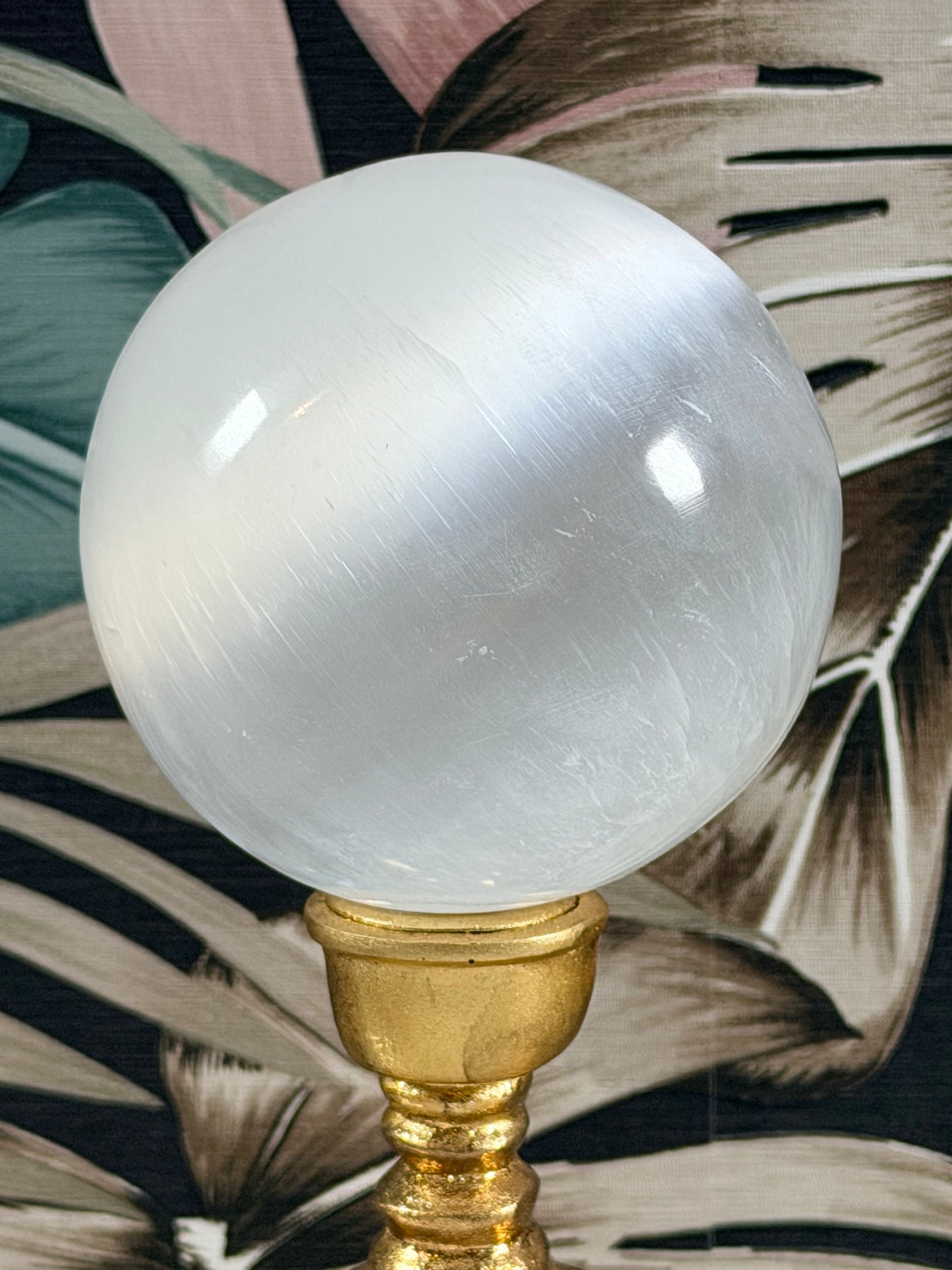Selenite sphere 2S