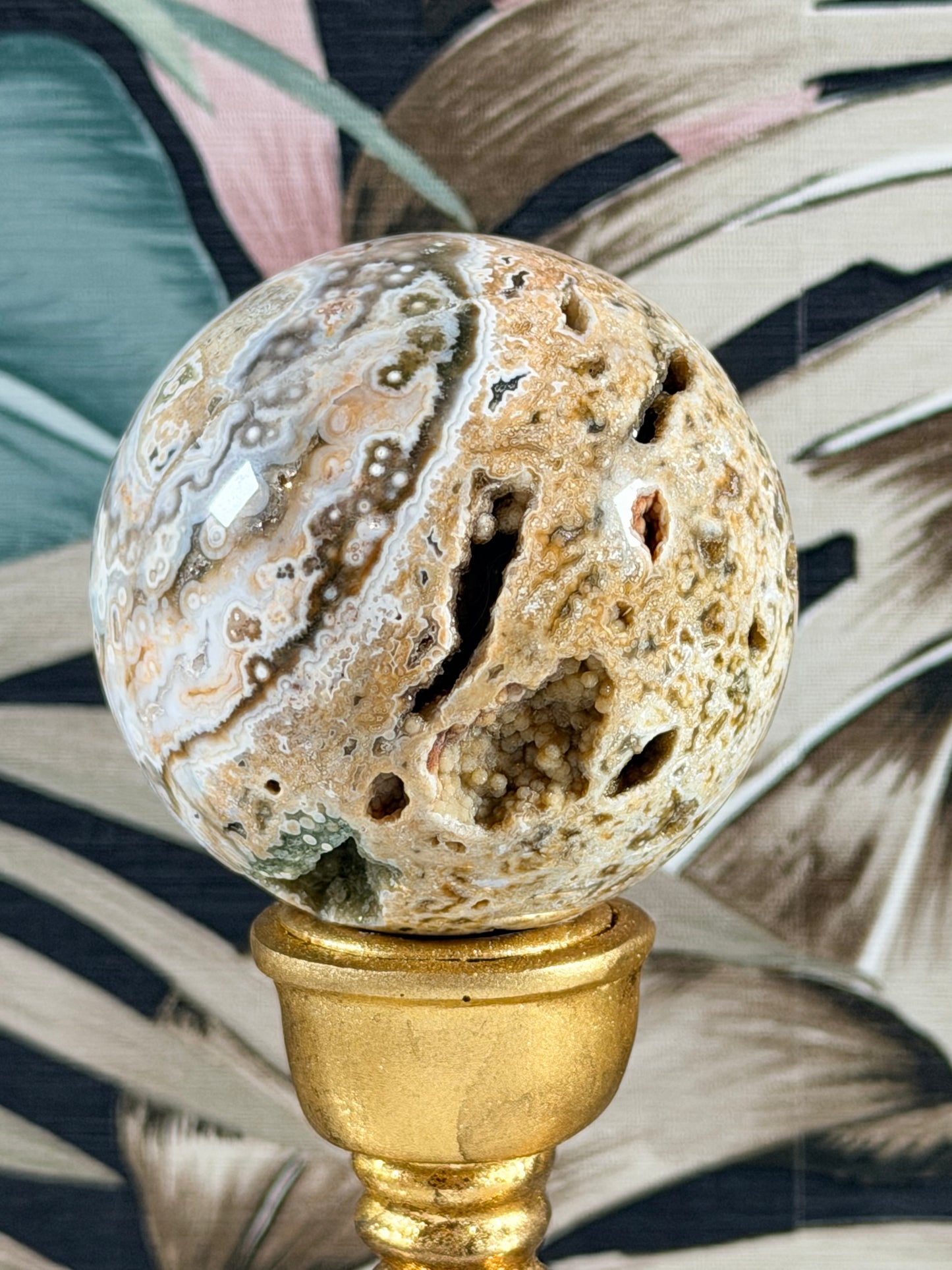 8 Vein Ocean Jaspis bol 2O