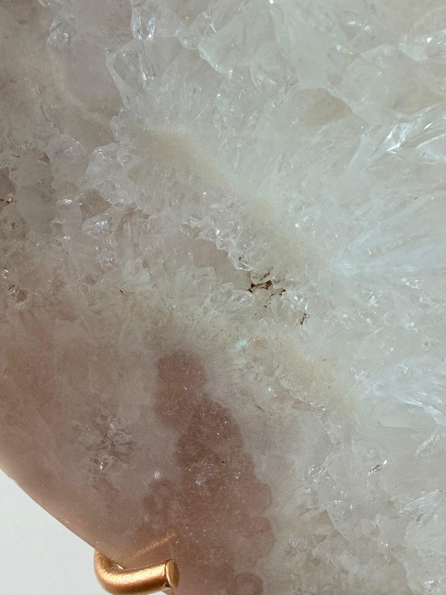 Roze Amethist hart 88