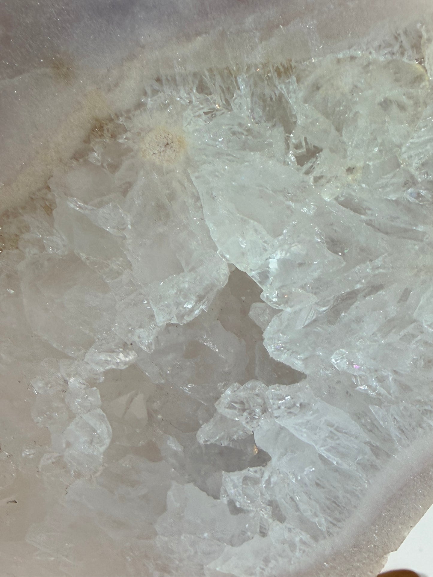 Roze Amethist hart 89