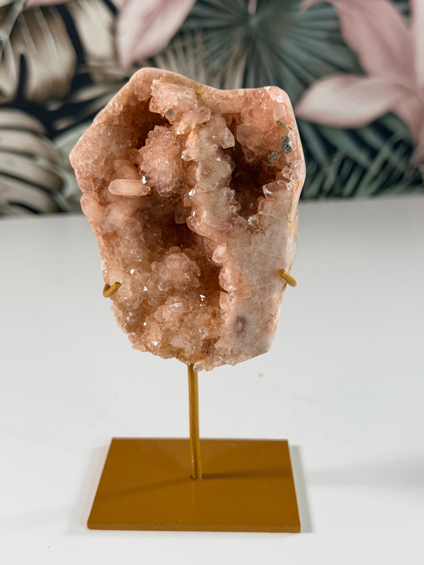 Roze Amethist op standaard 8