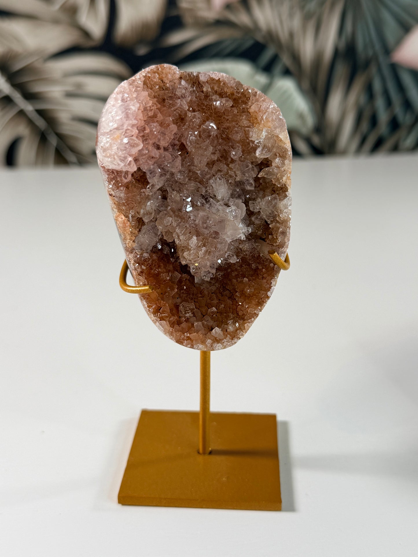 Roze Amethist op standaard 15