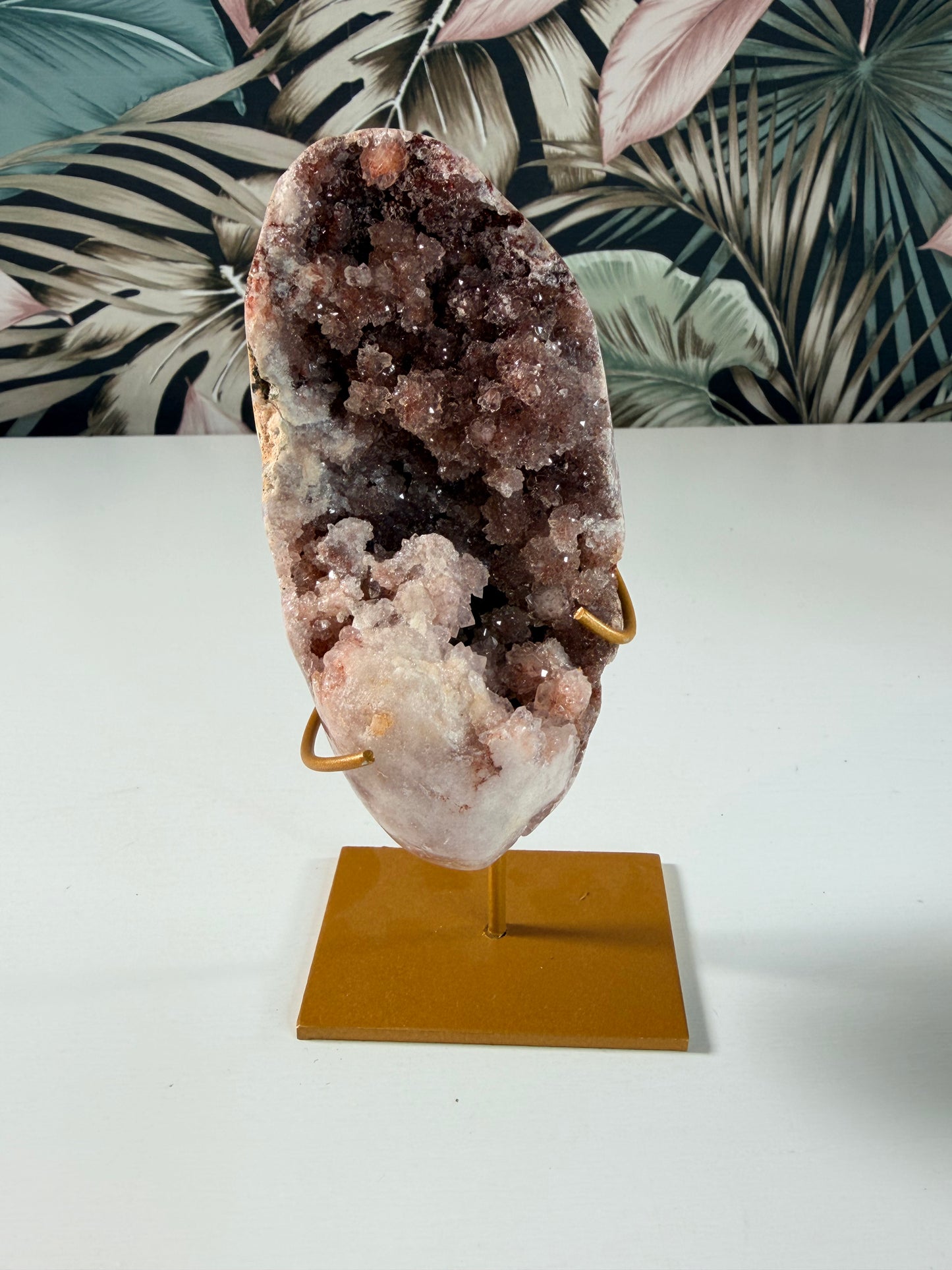 Roze Amethist op standaard 35