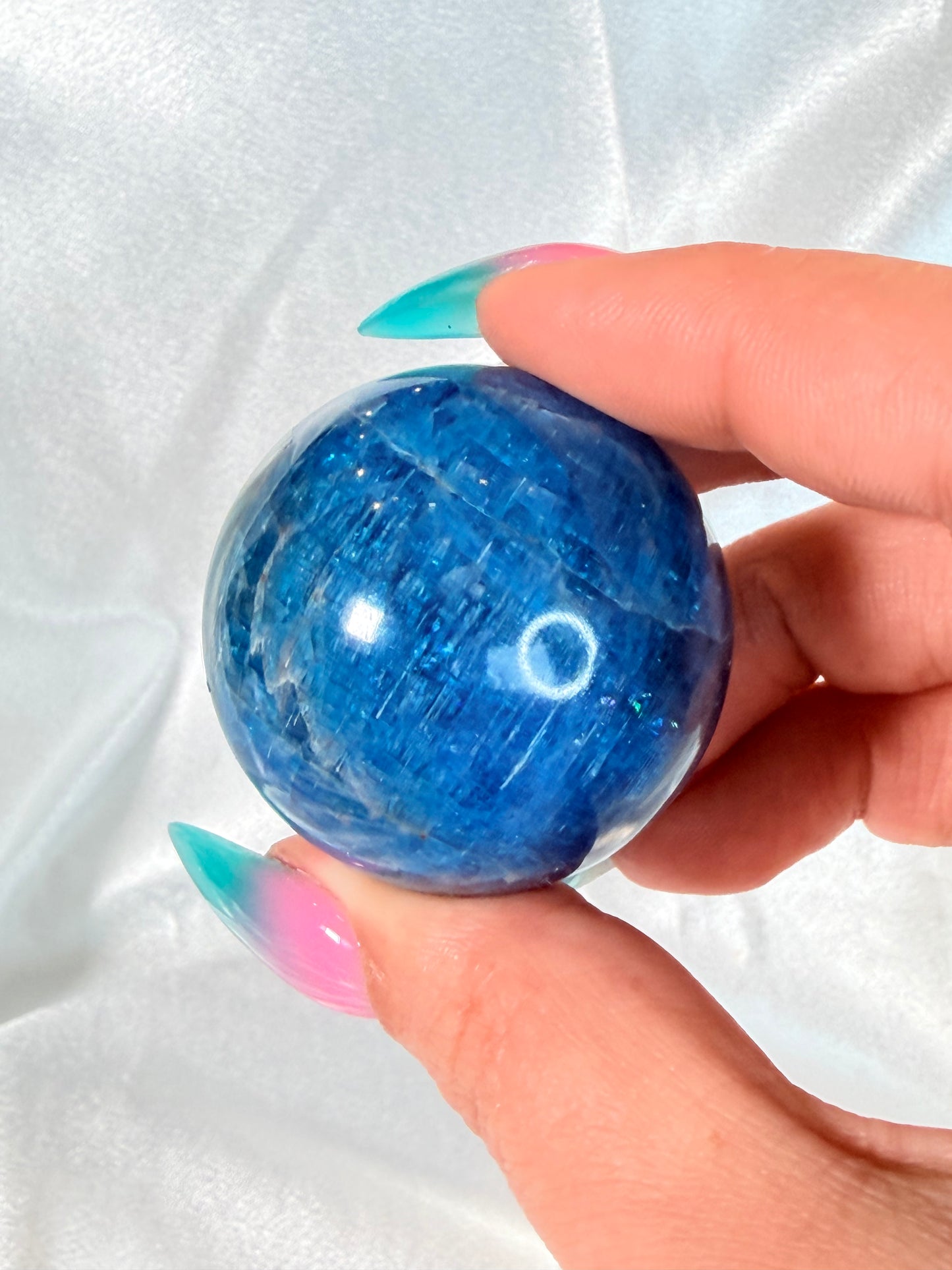 Blauwe Apatiet bol 5