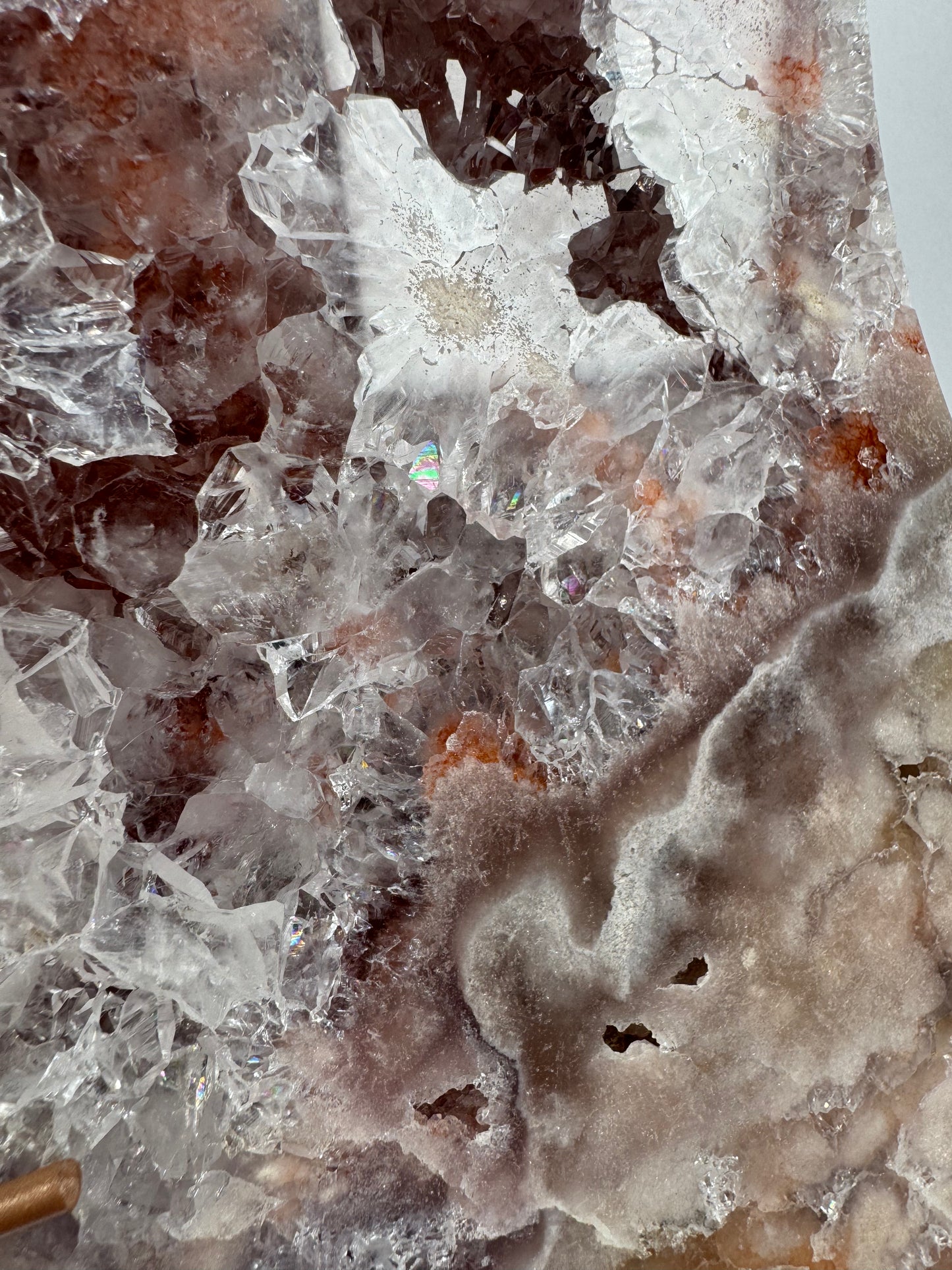 Roze Amethist maan op standaard 77 (Eye-Catcher) 💜