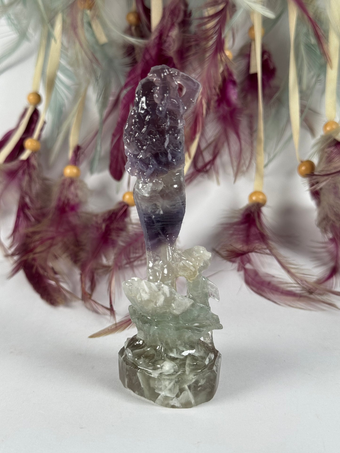 Fluoriet Goddess met engeltje 9