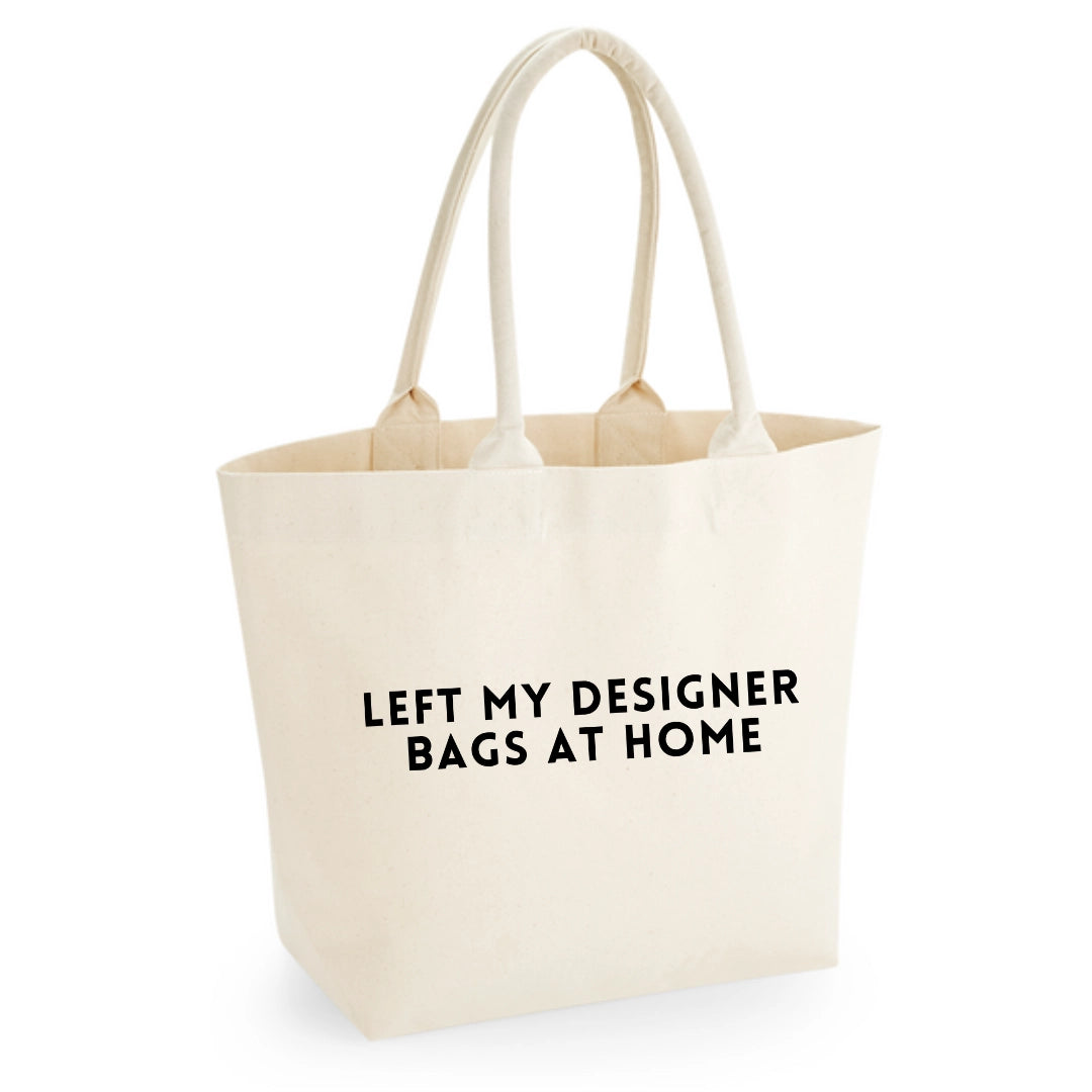 Katoenen Shopper - Left my designer bags at home