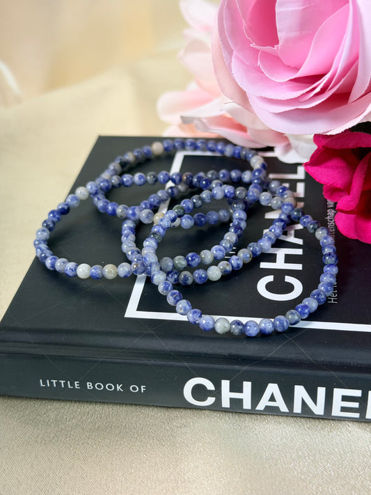 Sodaliet armband 4mm