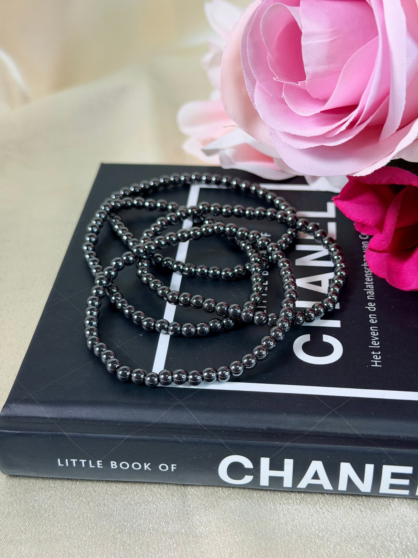 Hematiet armband 4mm