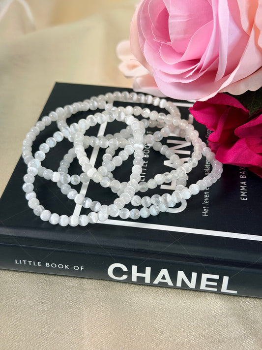 Seleniet armband 6mm