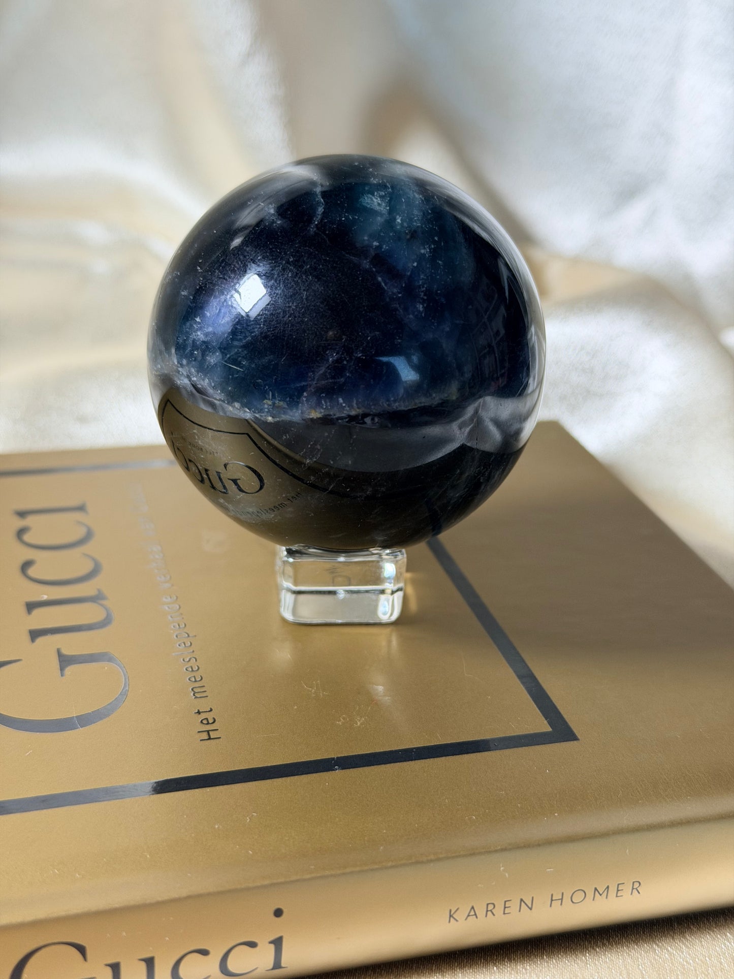 Blauwe Fluoriet bol 39F