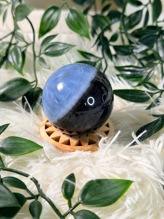 Blauwe Opaal bol 23O