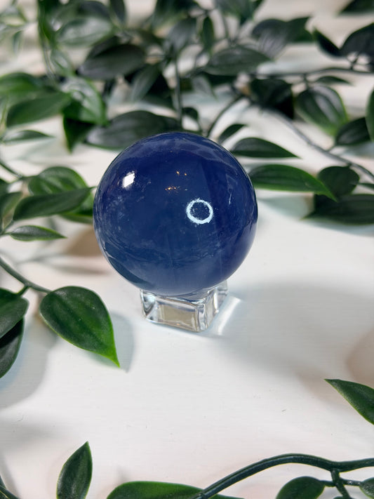 Blauwe Fluoriet bol F9