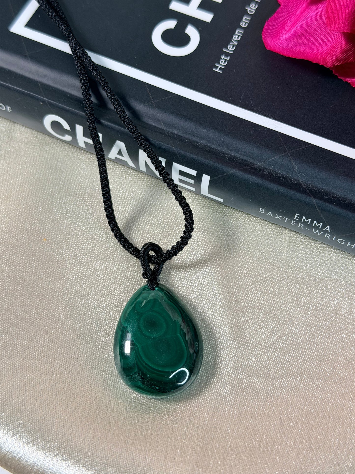 Malachiet ketting 7M