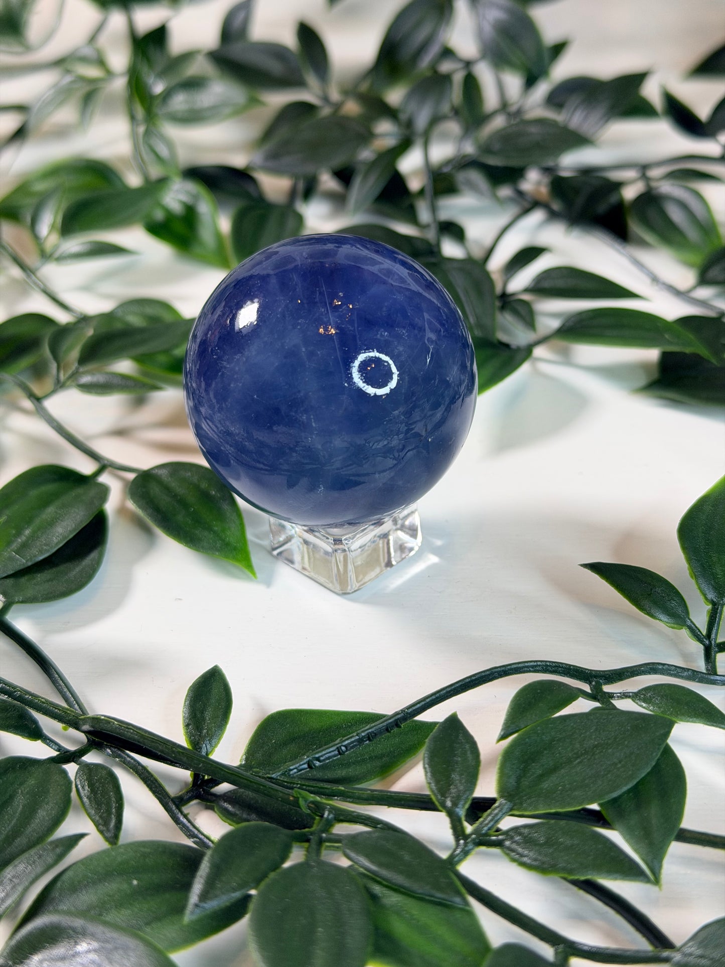 Blauwe Fluoriet bol F13