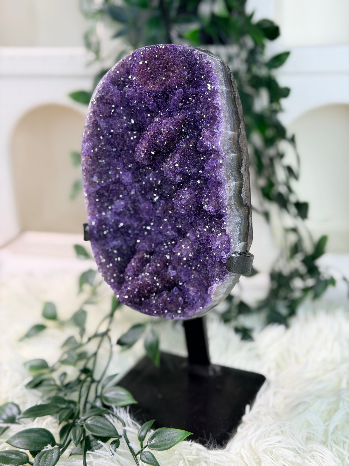 Amethist op standaard 208A