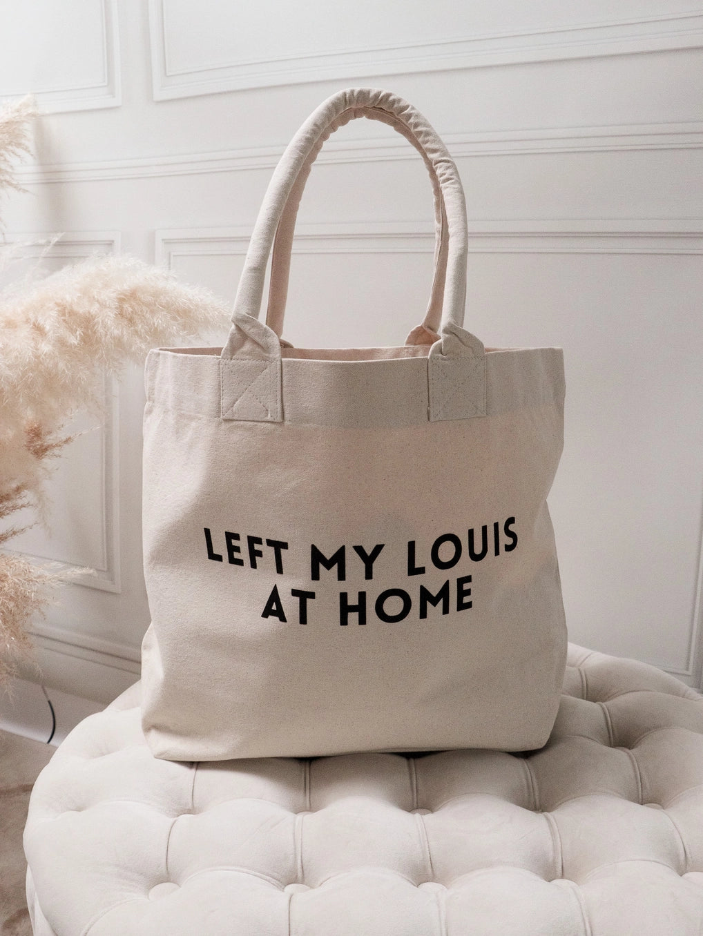 Katoenen shopper - Left my Louis at home