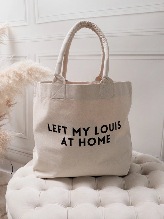 Katoenen shopper - Left my Louis at home
