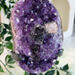 Amethist op standaard met Calciet en Hematiet 199A