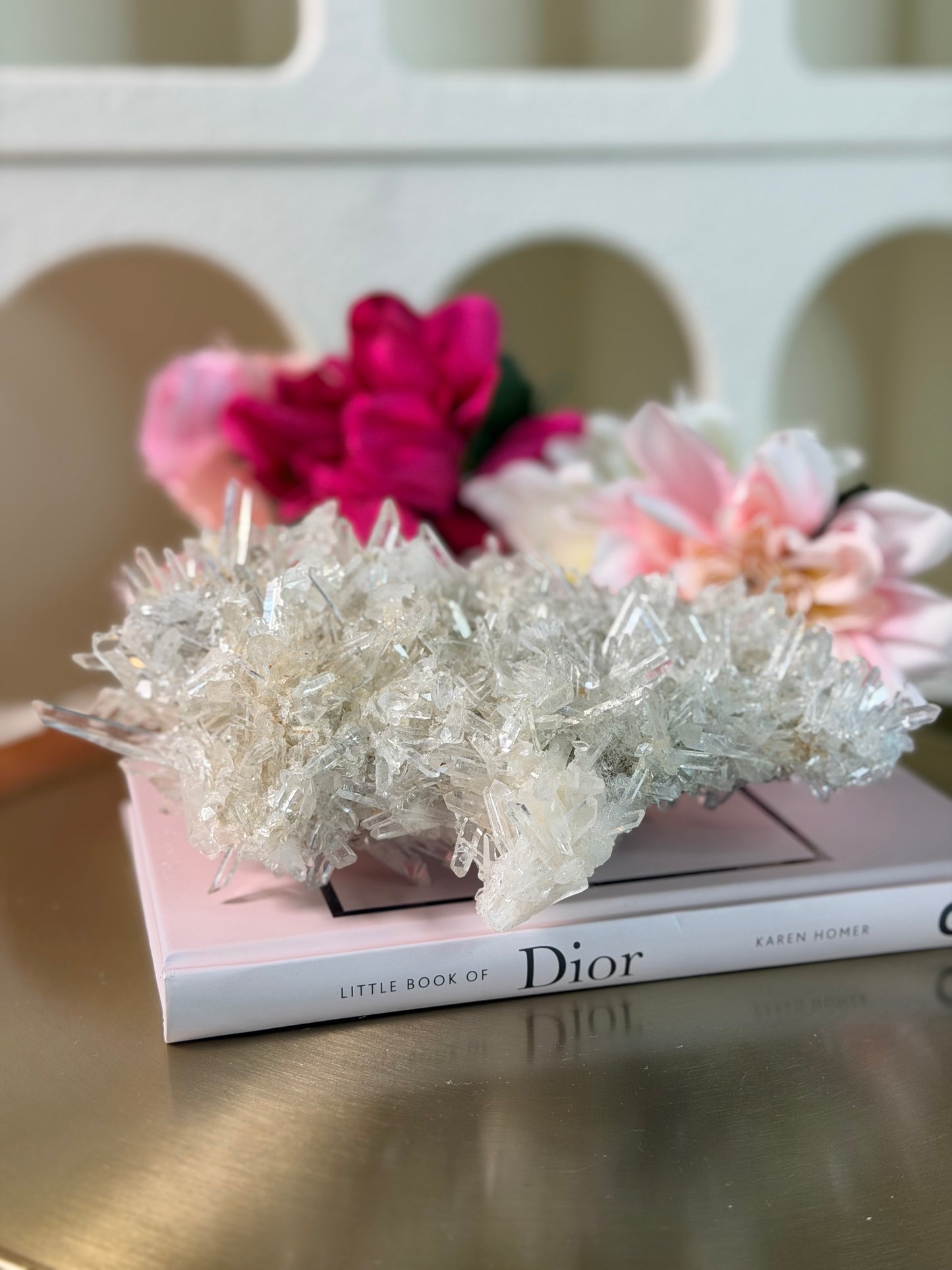 Bergkristal (needle) cluster 1