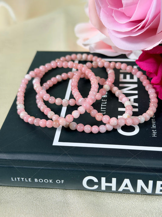 Roze Opaal armband 4mm