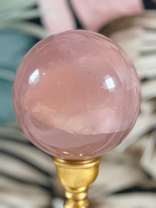 Rose quartz ball 3R (6 star ⭐️)