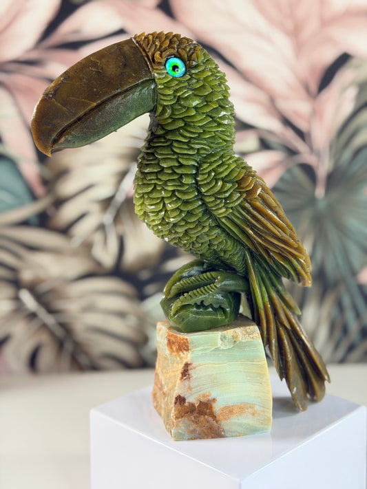 Grüner Jade-Tukan