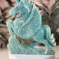 Caribbean Blue Calcite Pegasus