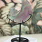 Fluorite moon with heart 5