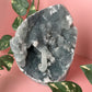 Chalcedony on a stand with Apophyllite 10c
