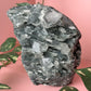 Chalcedony on a stand with Apophyllite 11c