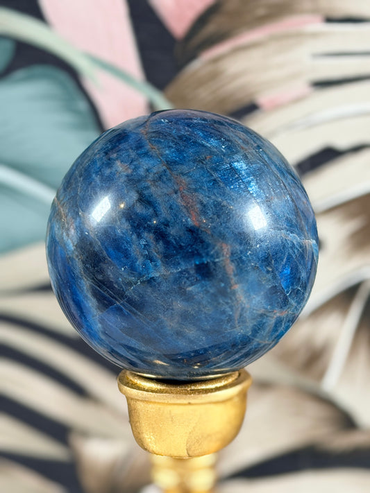 Blauer Apatit Kugel 2A