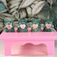 Groene Jade koe LOVE set