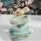 Caribbean Blue Calciet draak met slangen lichaam