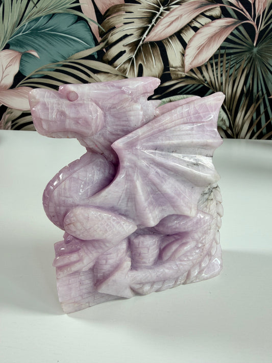 Kunzite dragon