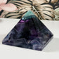 Fluorite pyramid