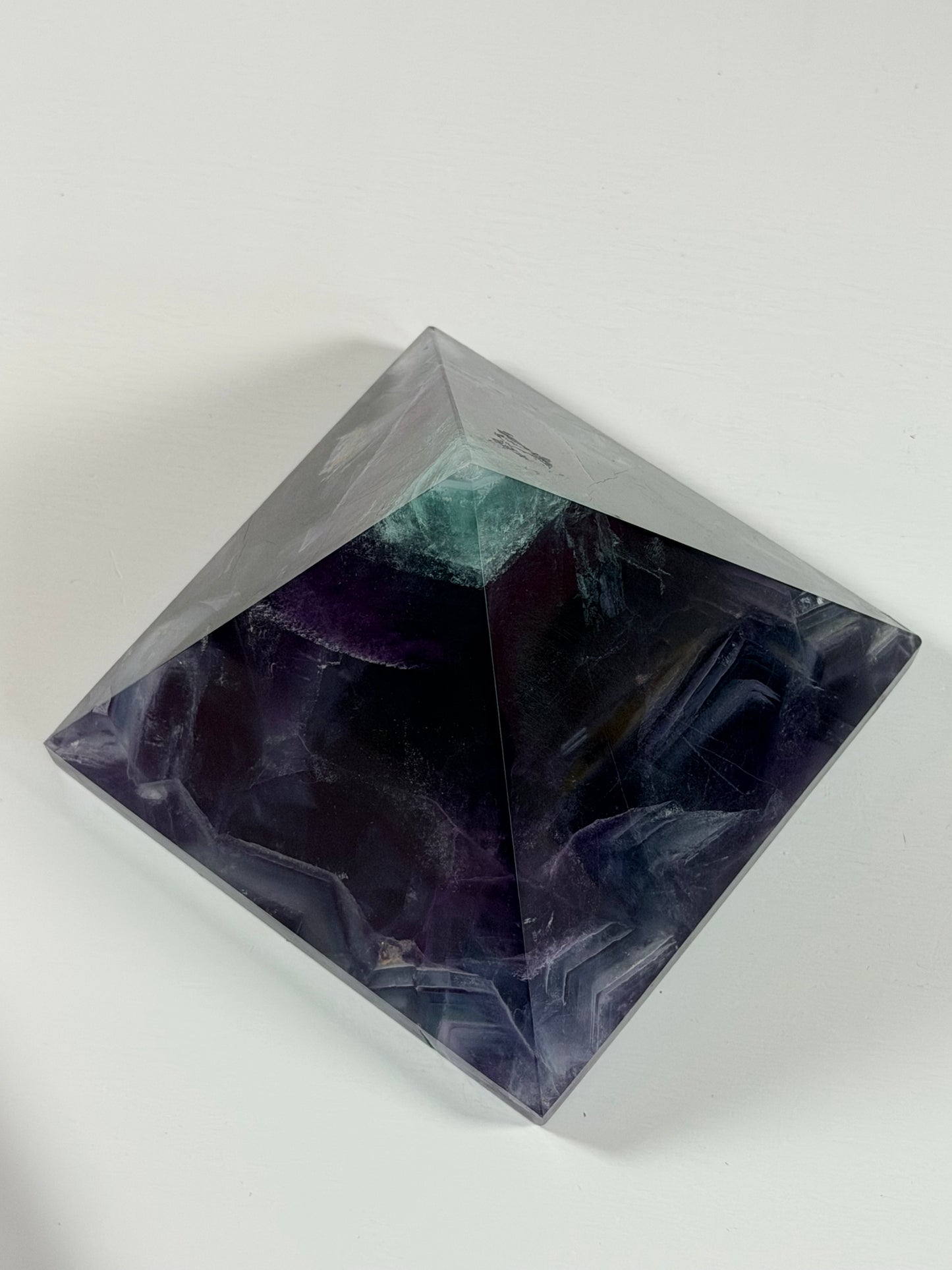 Fluorite pyramid