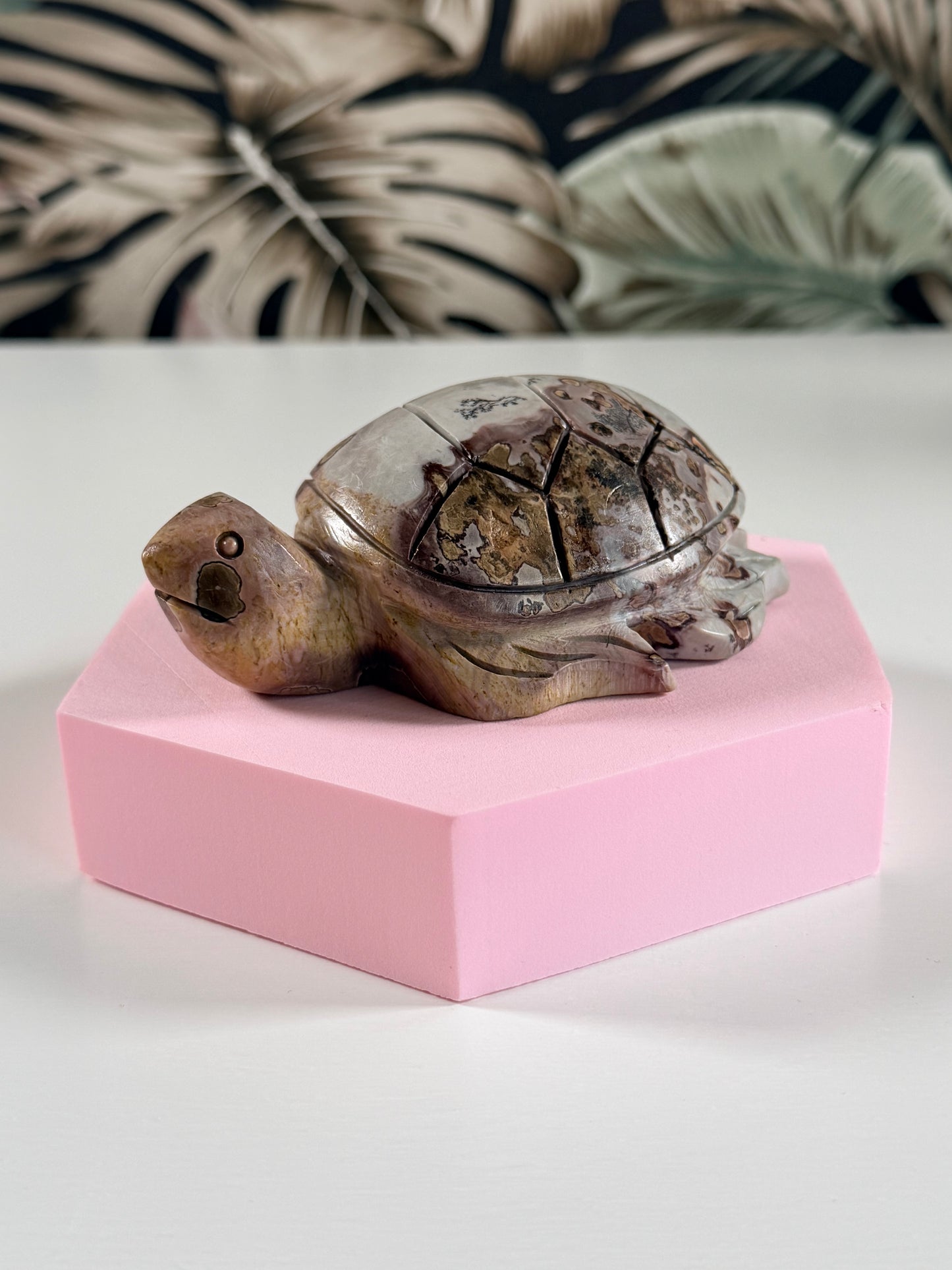 Landschap Jaspis schildpad J1