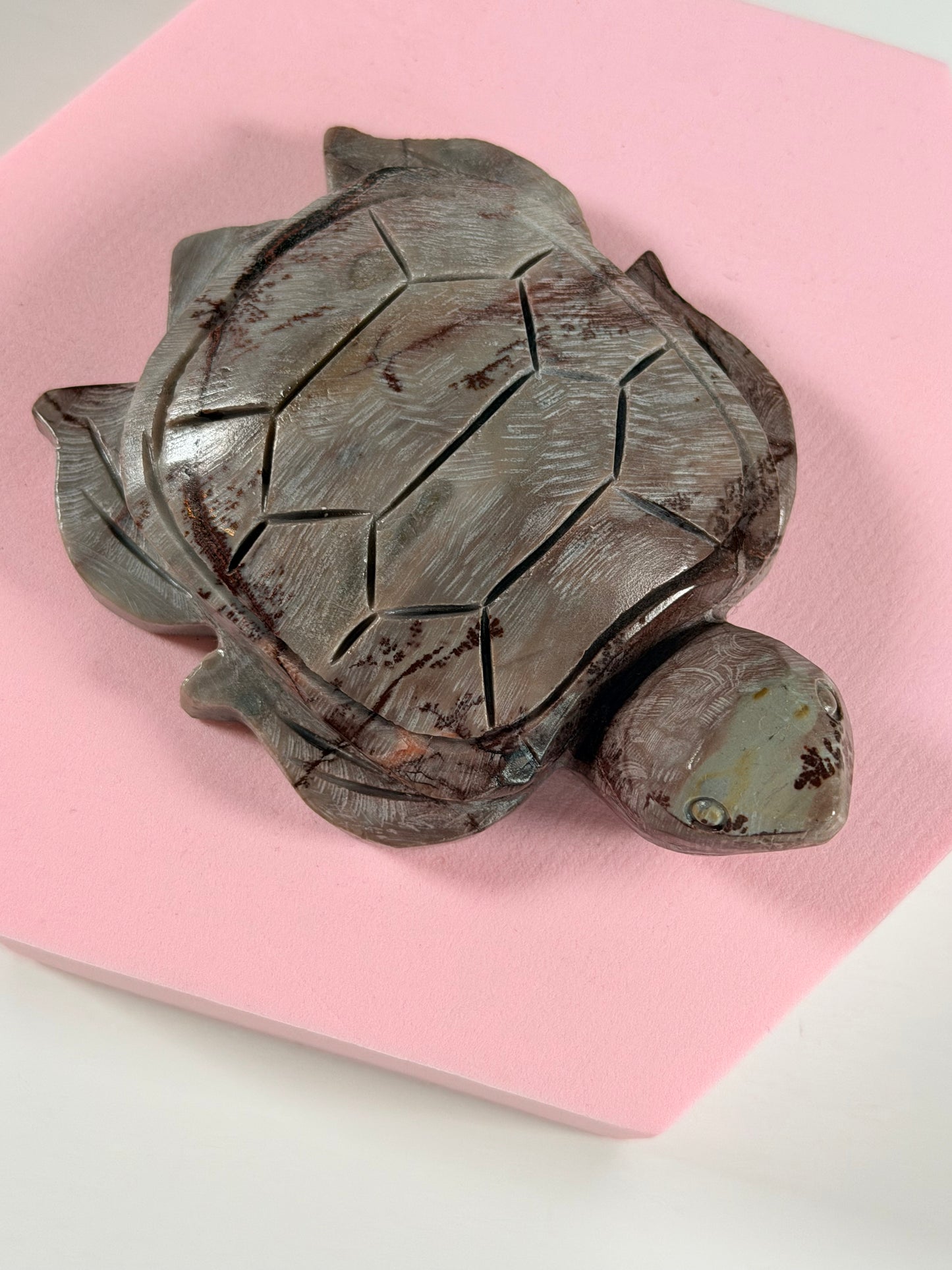 Landschaftsjaspis Schildkröte J2