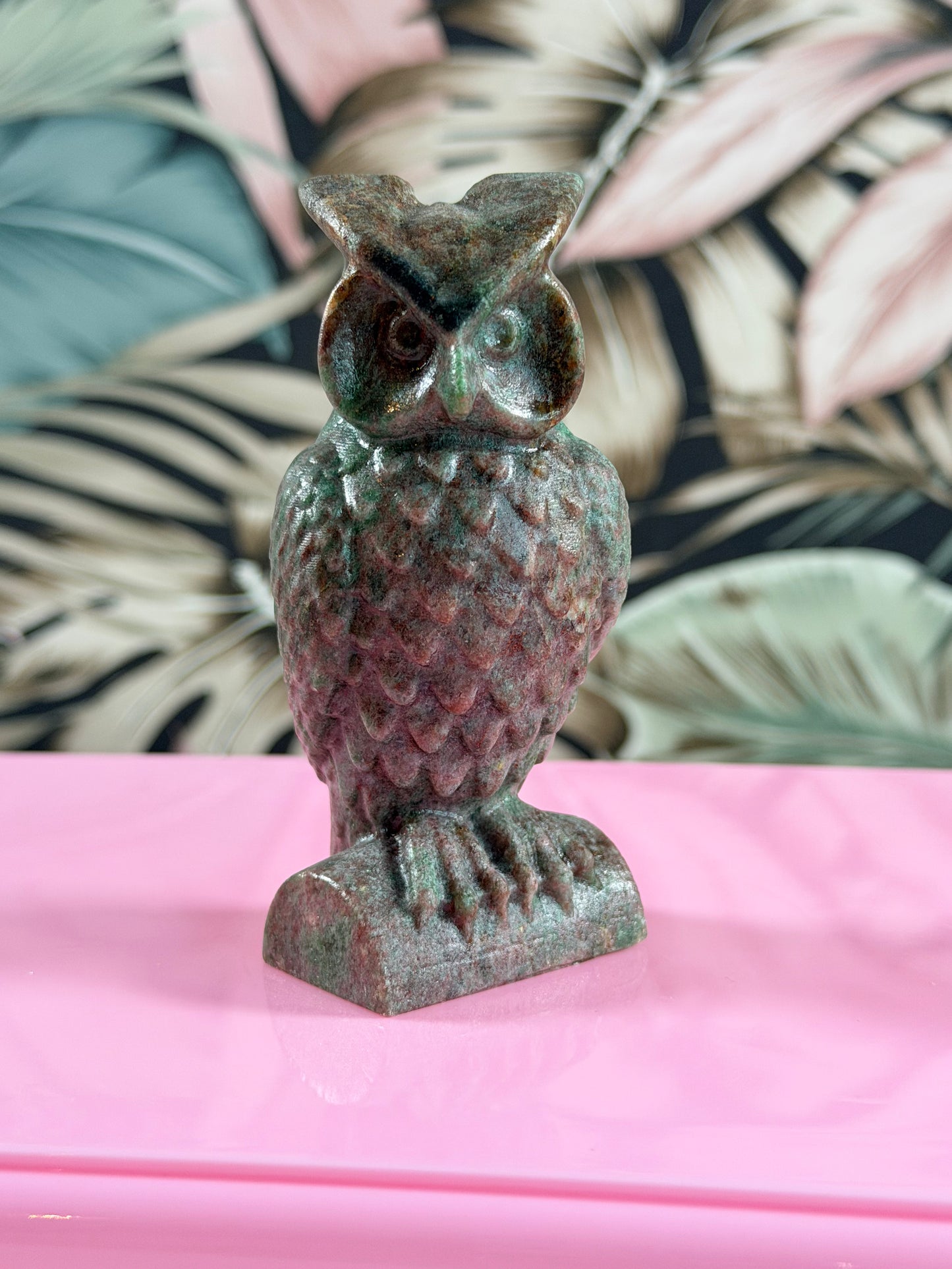 Ruby in Kyanite Owl