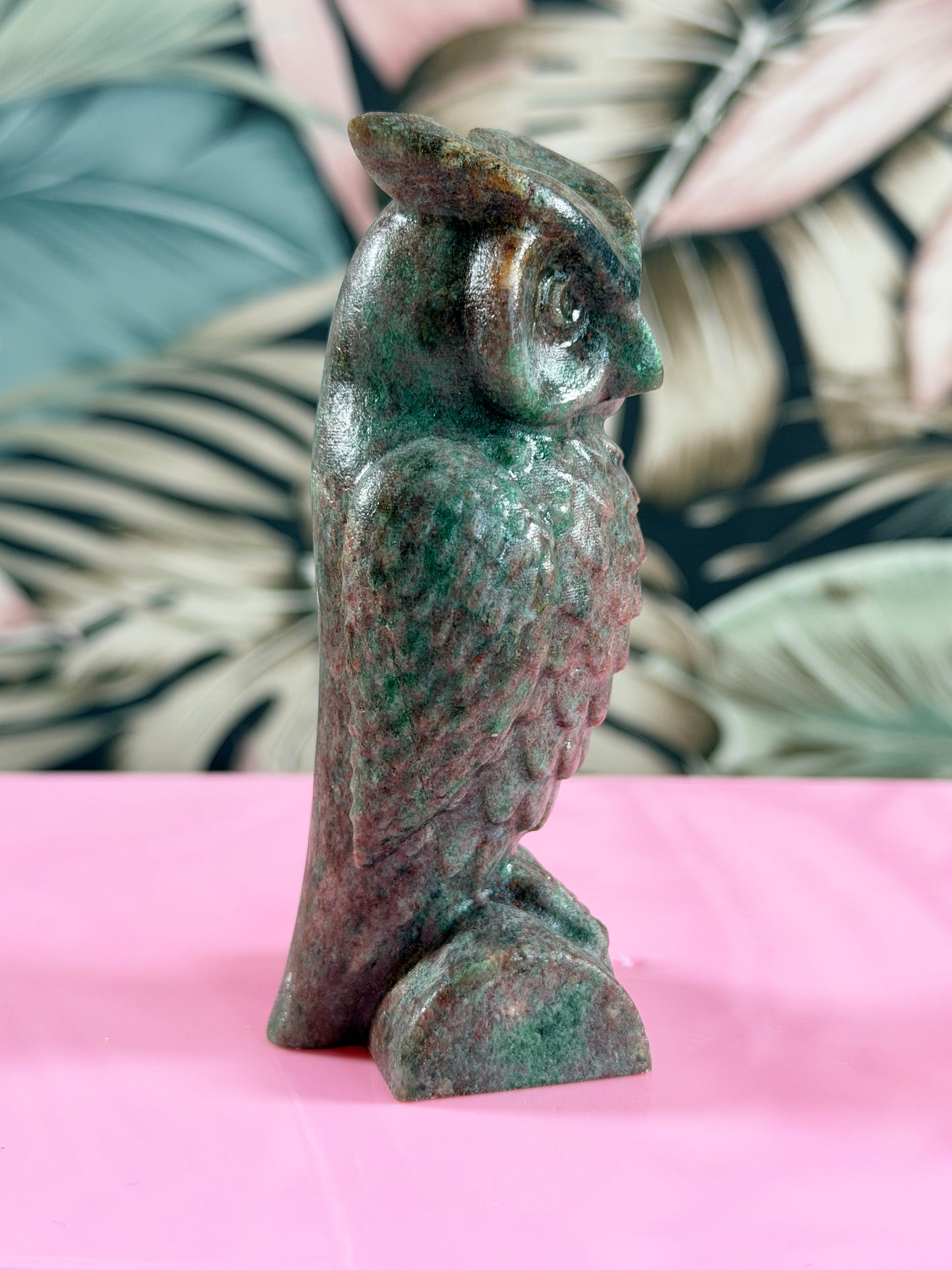 Ruby in Kyanite Owl