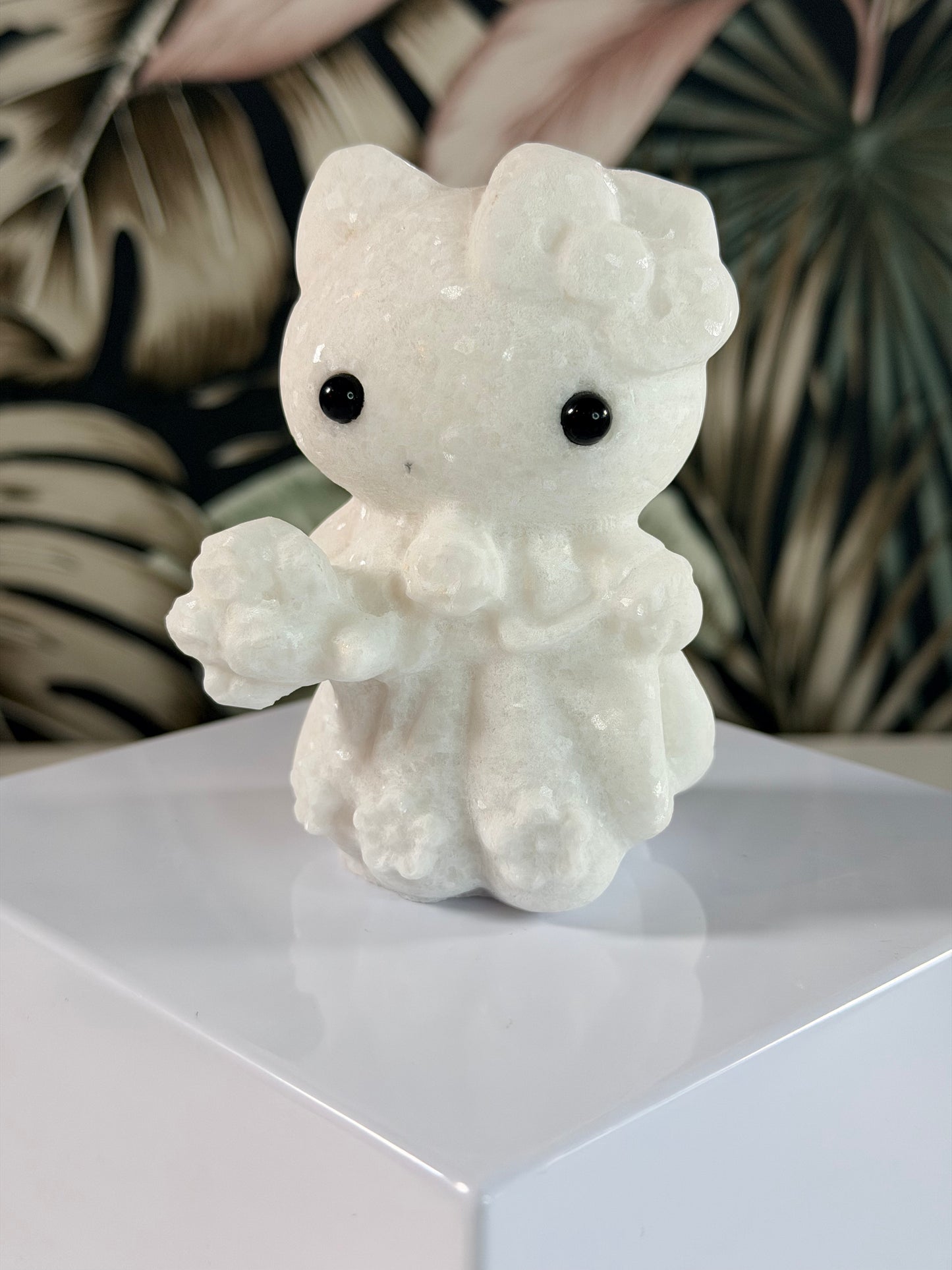 White Jade Hello Kitty